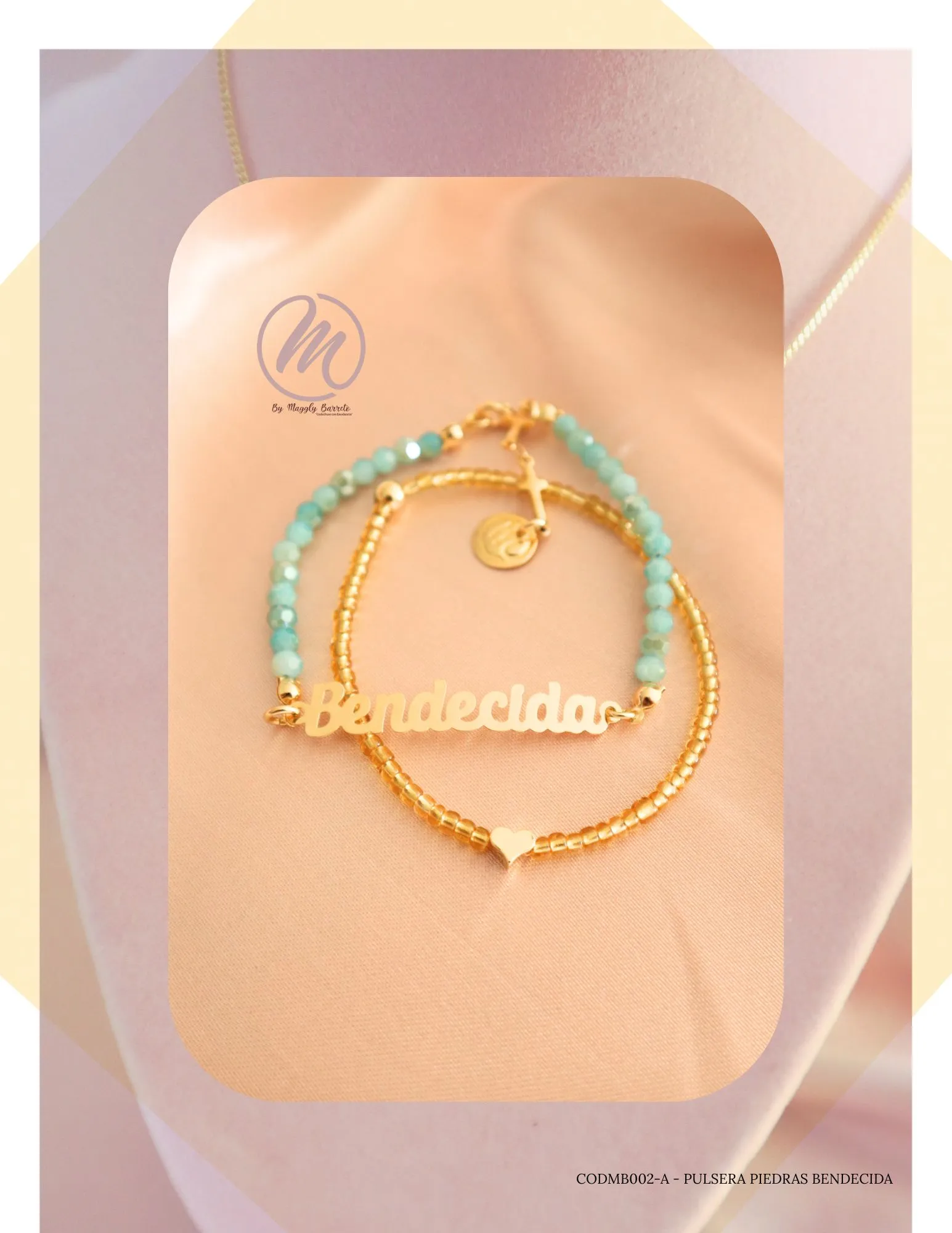 CODMB002-A-PULSERA-PIEDRAS-BENDECIDA Pulseras Piedras Bendecida